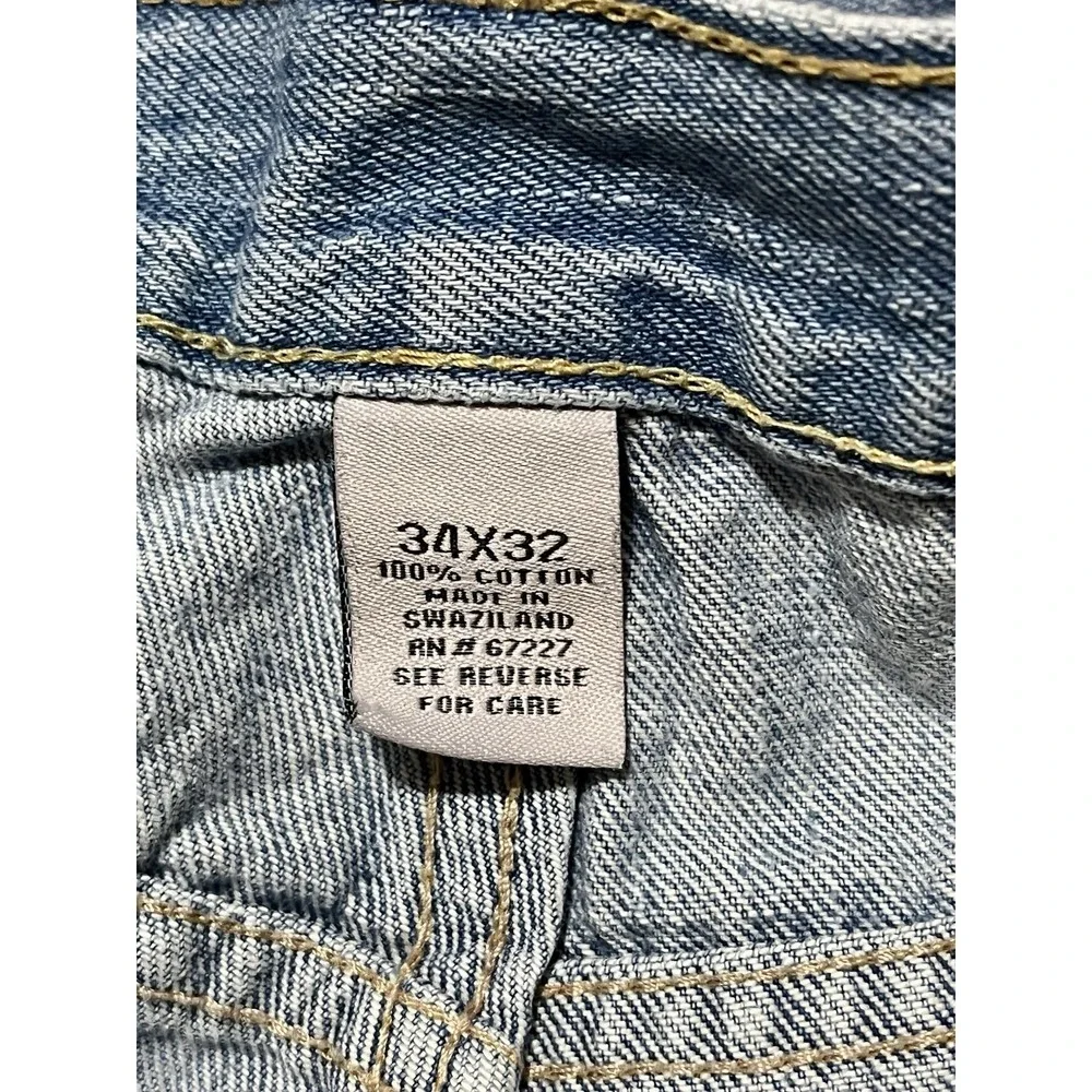 Open Trails Authentic‎ Stonewashed Jeans Men's Size 34x32 Some Staining